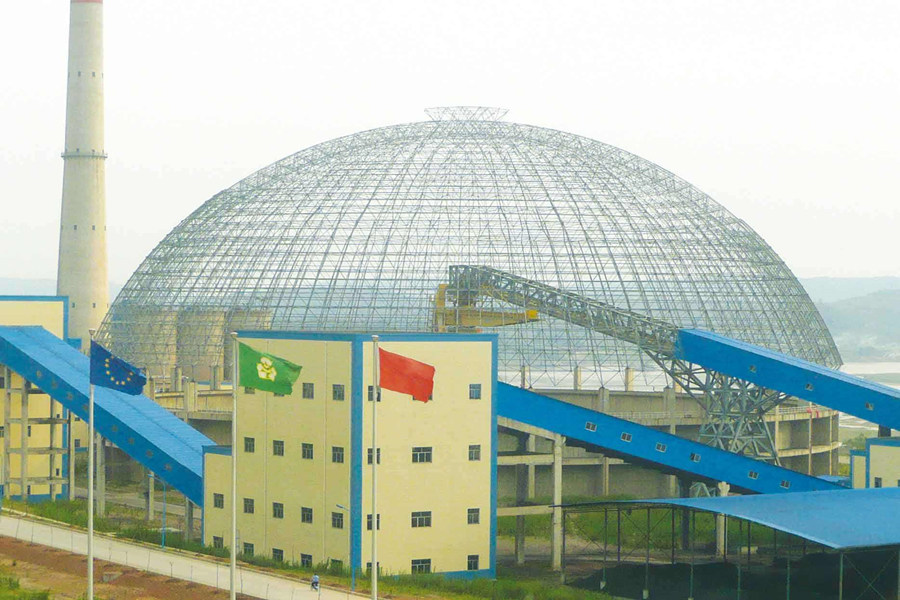 球形網(wǎng)架，美觀(guān)漂亮，應(yīng)用范圍大，施工難度也比較大